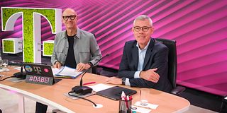 Telekom CEO Tim Höttges (left) and CFO Christian Illek.
