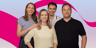 Several people smiling at the camera