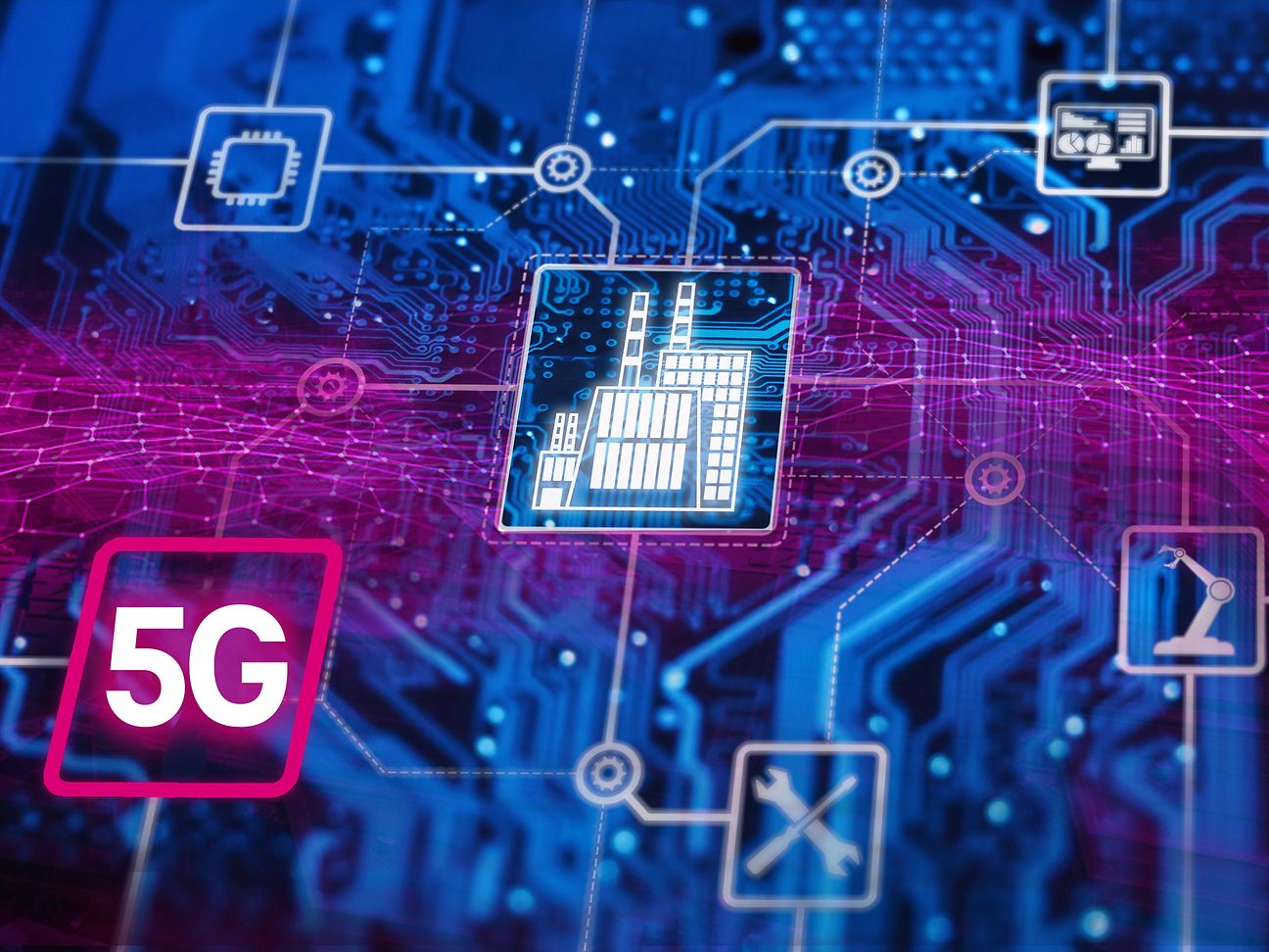„Campus-Netz Smart“ bietet auf Grundlage von Microsoft Azure eine standardisierte Lösung für private 5G-Netze. 
