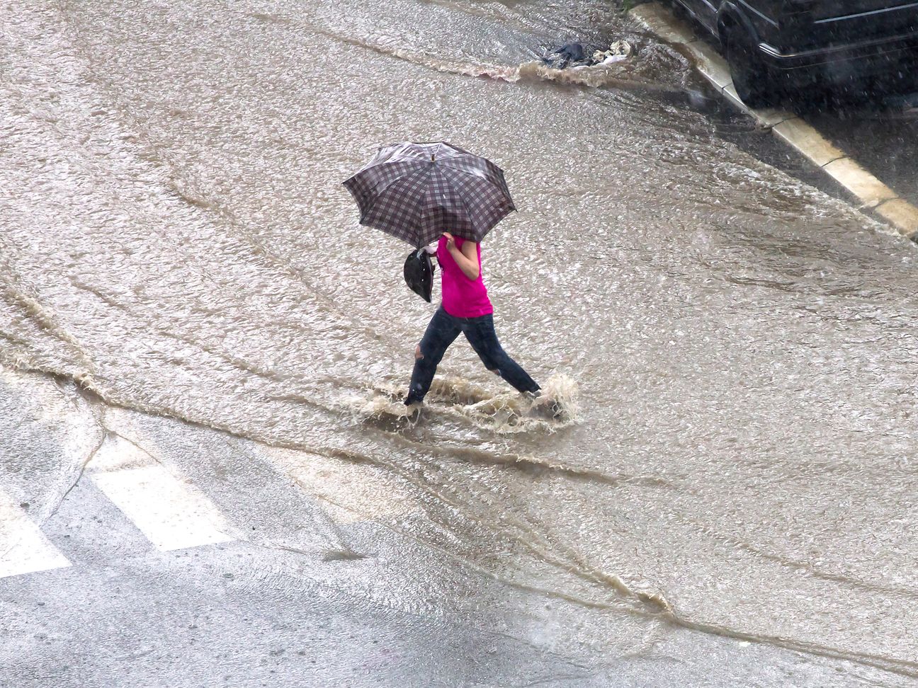 heavy rain