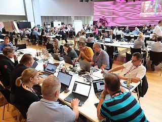 Großes Interesse am ersten "Telekom-Promptathon". 