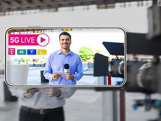 „5G Live Video Production“ geht in die Vermarktung. Der Dienst bringt sehr stabile Upload-Raten für Live-Übertragungen.