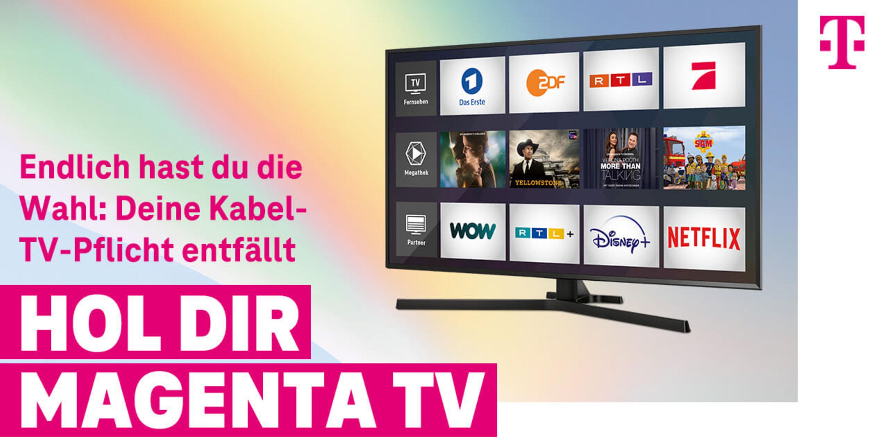 Nebenkosten runter, TVSpaß rauf! Deutsche Telekom