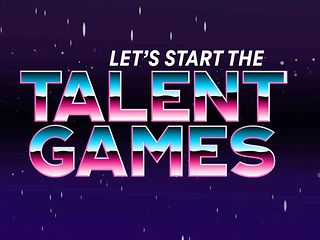 Schriftzug Talent Games