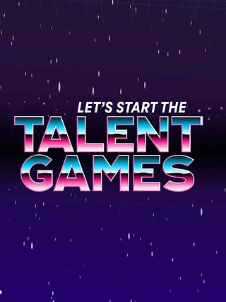 Schriftzug Talent Games