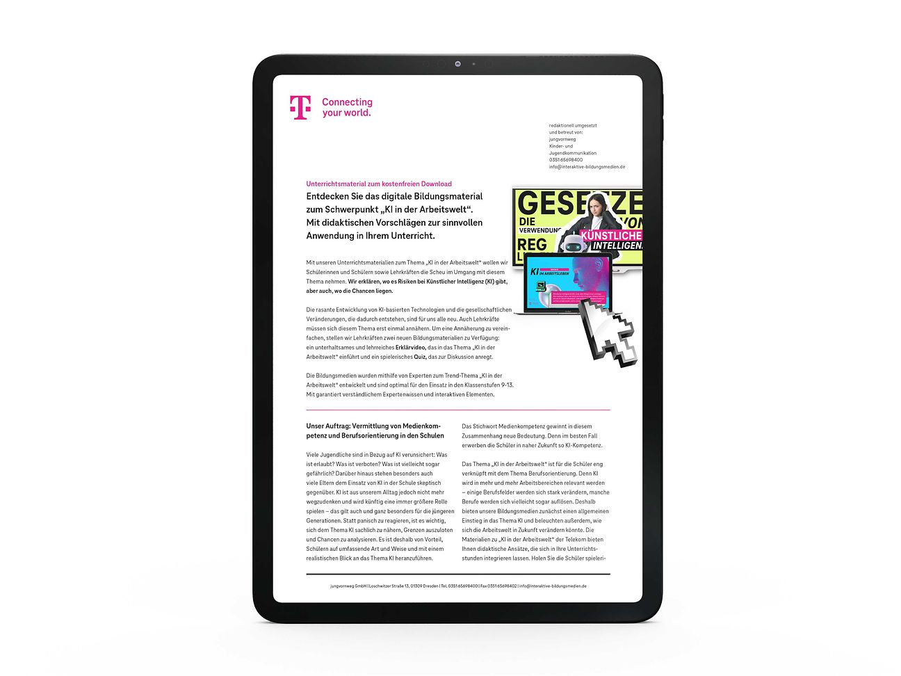 digitales Infoblatt