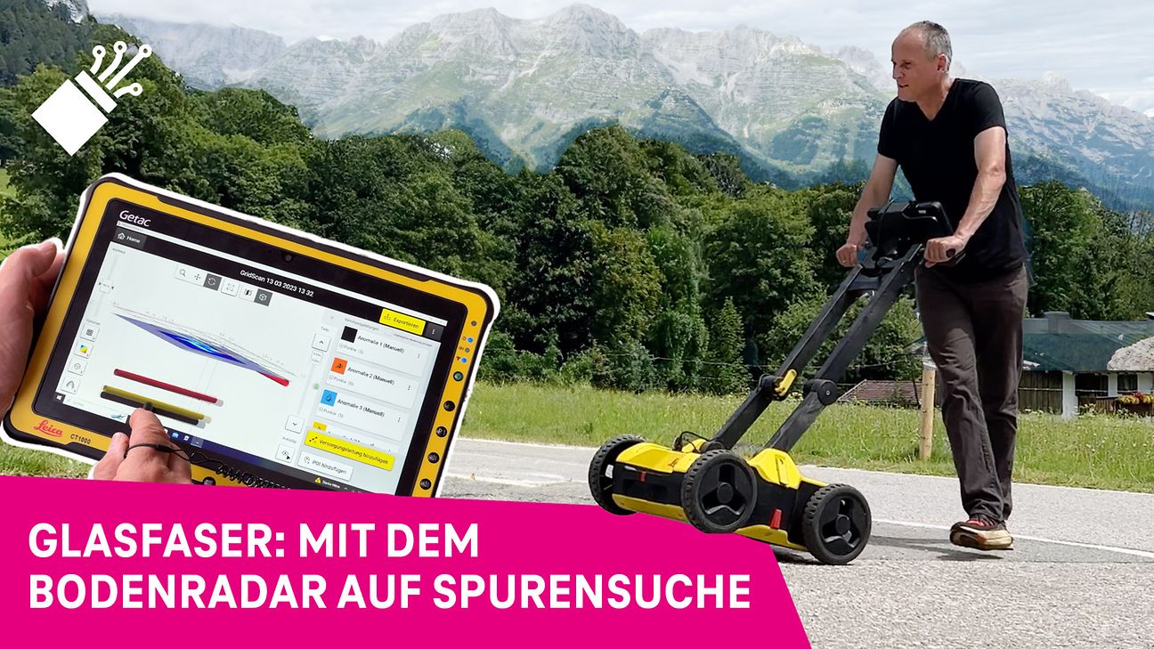 Thumbnail Video Glasfaser: Auf Spurensuche mit dem Bodenradar