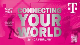 Telekom-Markenversprechen und Motto zugleich: „Connecting your World“.