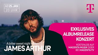 James Arthur bei MagentaMusik Originals