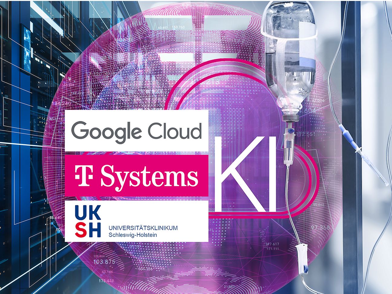 Image Google, Telekom und UKSH 