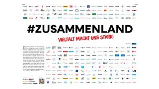 Deutsche Telekom supports the initiative #Zusammenland.