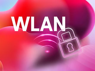 Ein Sicherheitsschloss schützt das WLAN 