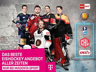 Telekom und Sportdeutschland.TV kooperieren bei Eishockey.