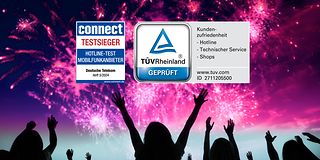 Bestnoten von Connect und TÜV