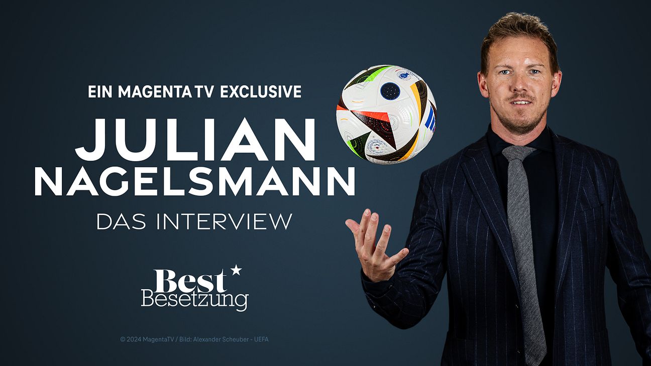 MagentaTV zeigt exklusiv „Julian Nagelsmann – Das Interview“.