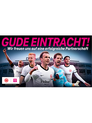 Deutsche Telekom: Technologie-Partnerschaft mit Eintracht Frankfurt.