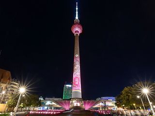 Magenta Akzente für Berlin