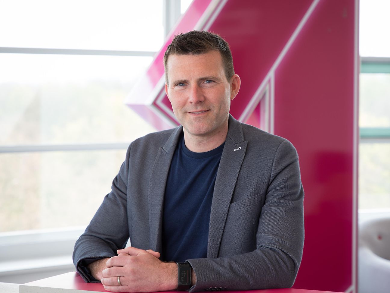 Klaus Müller, Leiter Glasfaserausbau Telekom, weiß, was für Kunden jetzt wichtig ist 