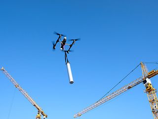 Drone with time capsule