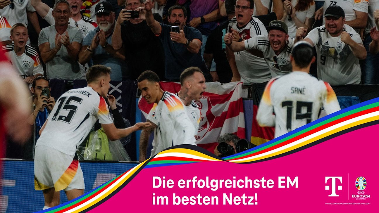 Jubelnde Spieler der deutschen Nationalmannschaft
