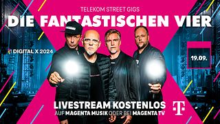 Die Fantastischen Vier treten bei der Digital X in Köln auf.