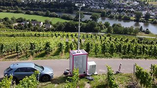 5G Campus Netz in den Weinbergen 