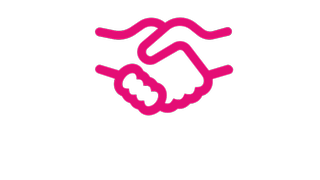 Icon shows two hands clasping each other