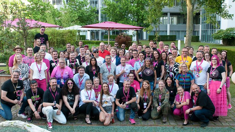 Group photo of Telekom Botschafter.