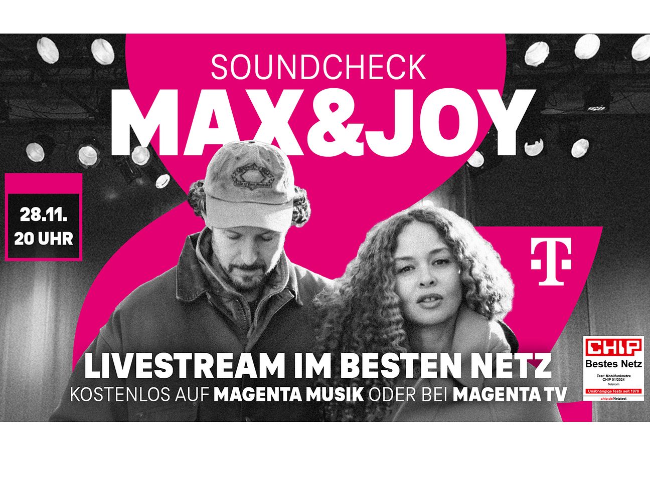 Max Herre und Joy Denalane präsentieren bei der Telekom ihr erstes gemeinsames Album.