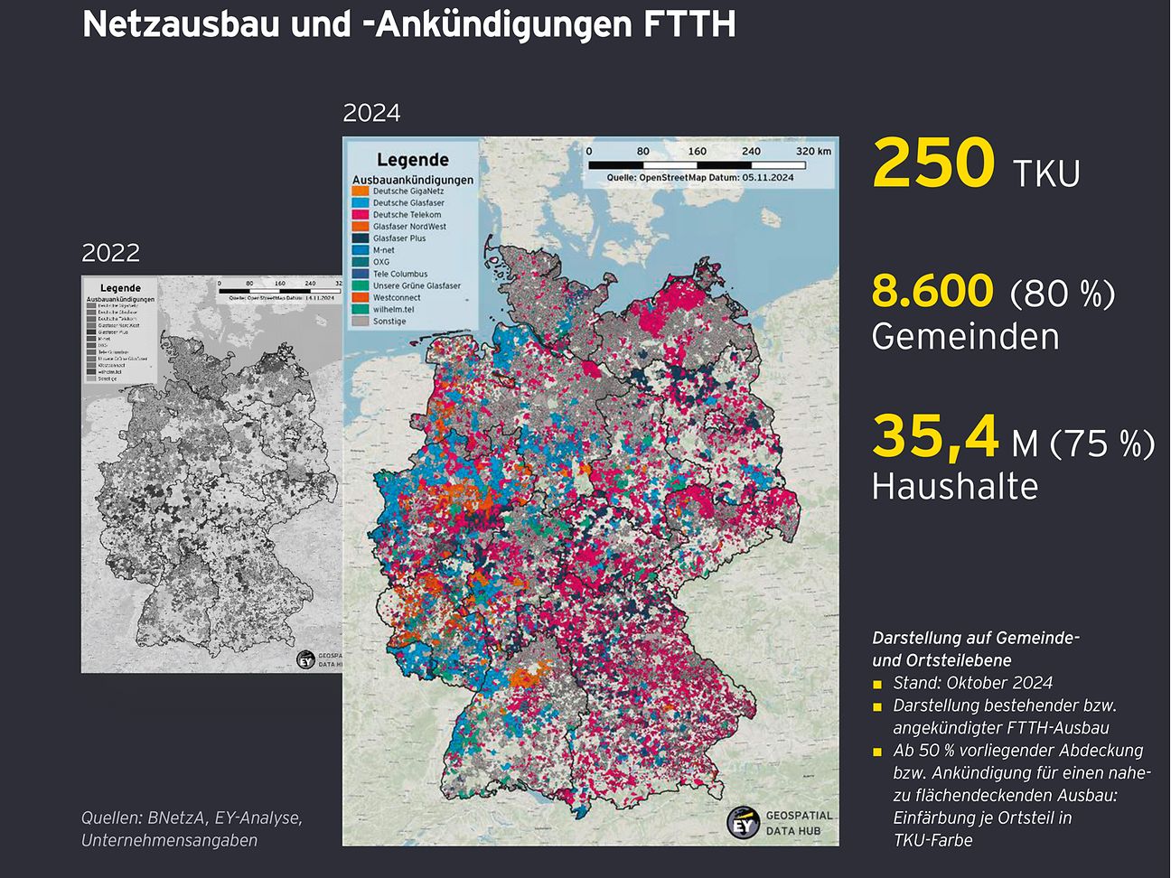 Glasfaserstudie EY/Telekom 2024