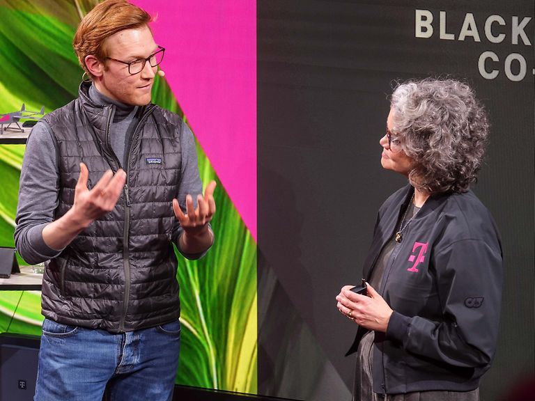 Andreas Blattmann was Claudia Nemat's guest on stage