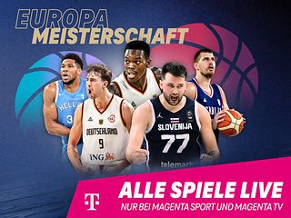 MagentaSport und MagentaTV zeigen alle Spiele der EuroBasket 2025 live, Telekom vergibt Sublizenz an RTL Deutschland.
