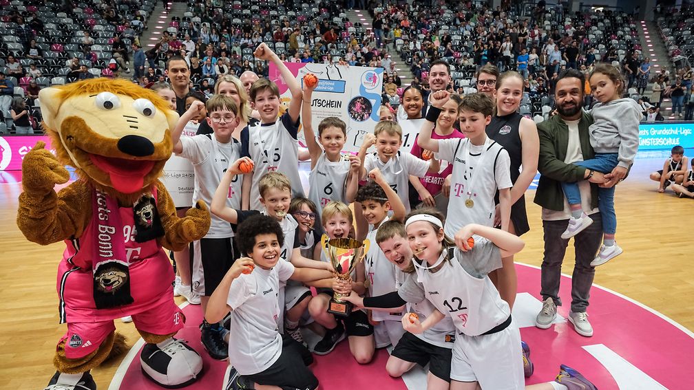 Die Münsterschule gewinnt das Finale der Baskets@School Grundschul-Liga.