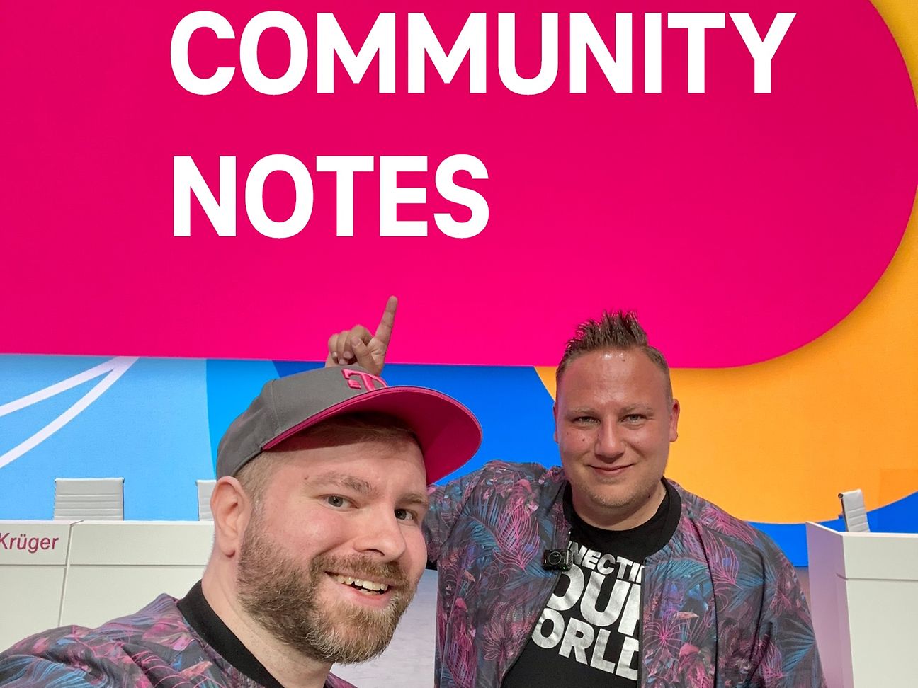 René and Karsten from Telekom’s Community Management.