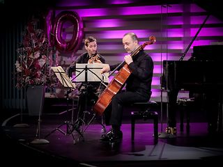 The Beethoven Trio Bonn performing.