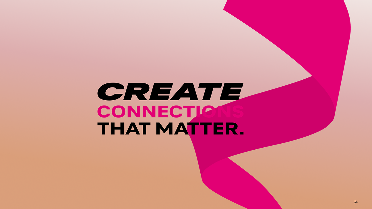 Image with the inscription Create Connections that matter