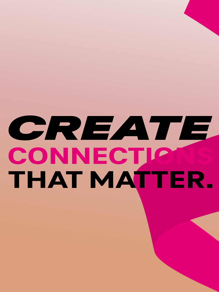 Image with the inscription Create Connections that matter