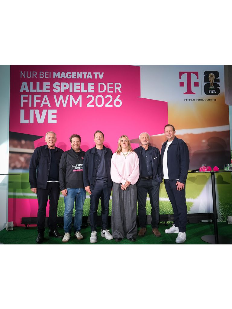 Gruppenfoto von der Pressekonferenz am 23. Mai 2025.