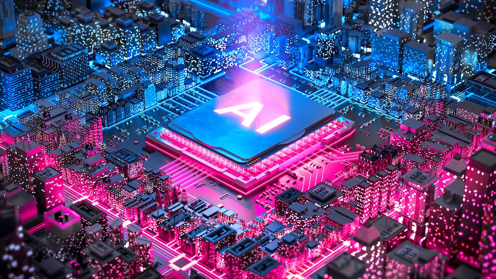 Ein Computerchip.