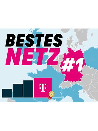 Collage Deutsche Telekom und Europa-Karte mit Nummer 1