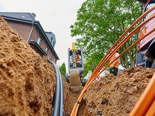 Glasfaserausbau der Telekom