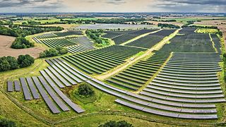 Solaranlage im mecklenburgischen Tützpatz