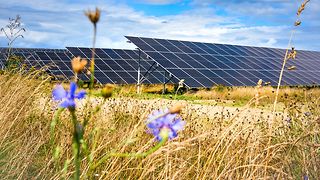 Solaranlage im mecklenburgischen Tützpatz