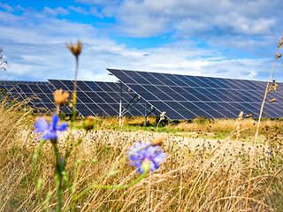 Solaranlage im mecklenburgischen Tützpatz