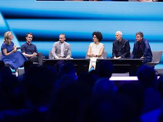 Ferri Abolhassan, Horx, Kenza Alt Si Abbou, Fabian Westerheide, Dr Henning Beck and Alena Buyx 