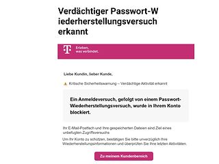 Screenshot Phishing-Mail