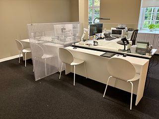 Modern umgebautes Büro im Bürgeramt