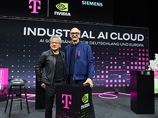 Deutsche Telekom startet eine der größten KI-Fabriken Europas mit NVIDIA.