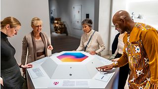 Telekom verbindet Kunst und Markeninszenierung
