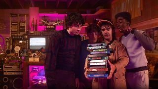 Vier Darsteller von Stranger Things